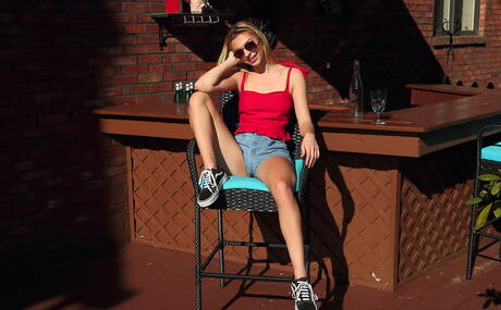 ALS Scan xxx picture collection featuring Sophia Sweet in masturbating with dildo